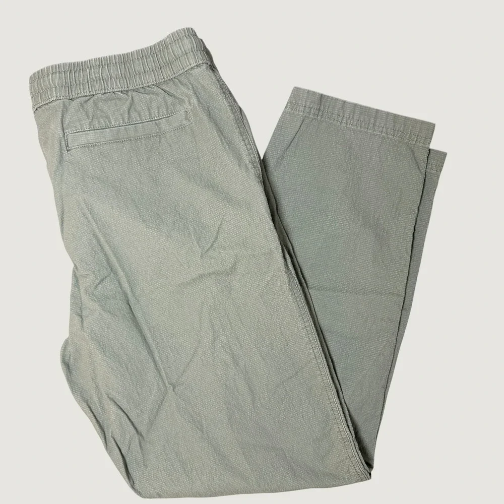 Sonoma Goods For Life Mens Olive Green Cargo Jogger Pants Size L Drawstring